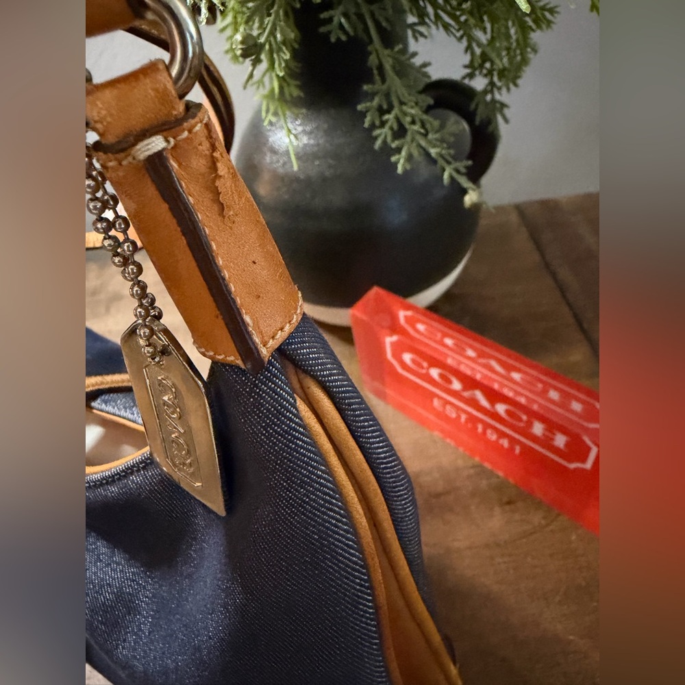 Coach Y2K Denim Hampton Shoulder Bag - Picture 8 of 15